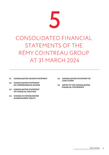 Thumbnail Rémy Cointreau
 Financial Statement fy2024