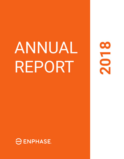 Thumbnail Enphase Energy
 Annual Report 2018
