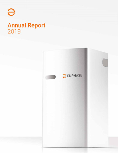 Thumbnail Enphase Energy
 Annual Report 2019