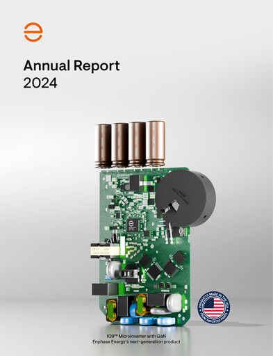 Thumbnail Enphase Energy
 Annual Report 2024