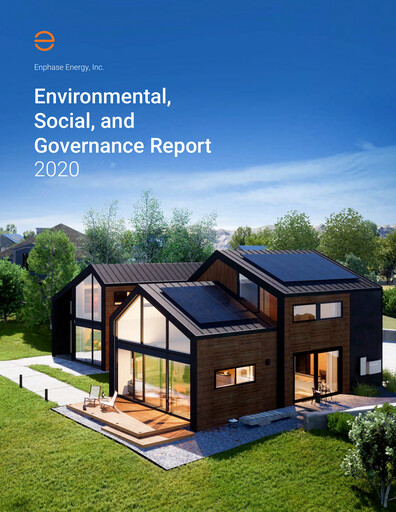 Thumbnail Enphase Energy
 ESG Report 2020
