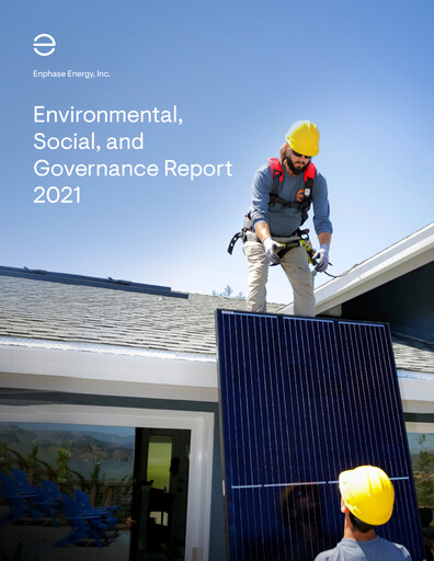 Thumbnail Enphase Energy
 ESG Report 2021
