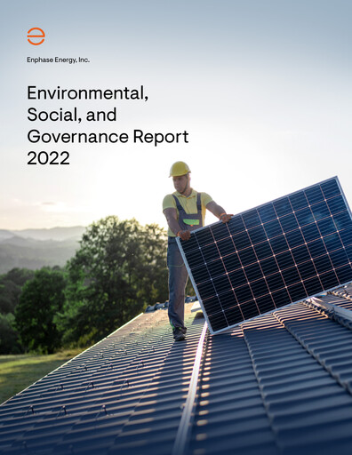 Thumbnail Enphase Energy
 ESG Report 2022