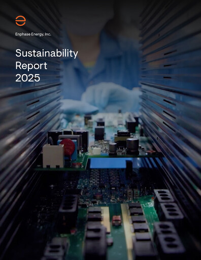 Thumbnail Enphase Energy
 Sustainability Report 2025