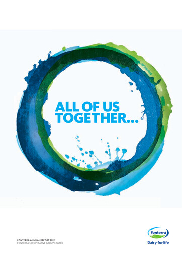 Thumbnail Fonterra Annual Report 2012