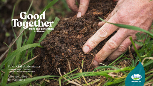 Miniature Fonterra Bilan financier 2022