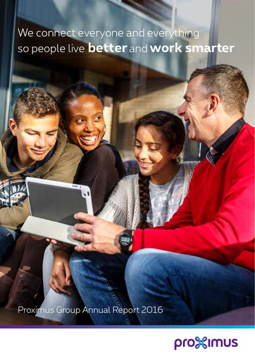 Thumbnail Proximus Annual Report 2016