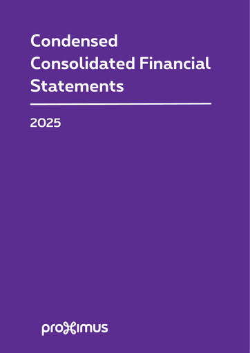 Thumbnail Proximus Financial Statement 2025