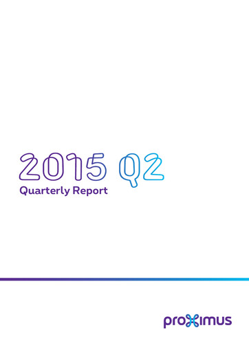 Thumbnail Proximus Quarterly Report 2015-q2