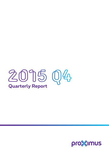 Thumbnail Proximus Quarterly Report 2015-q4