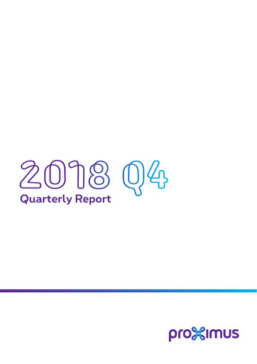 Thumbnail Proximus Quarterly Report 2018-q4