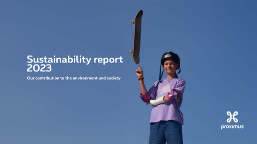 Thumbnail Proximus Sustainability Report 2023