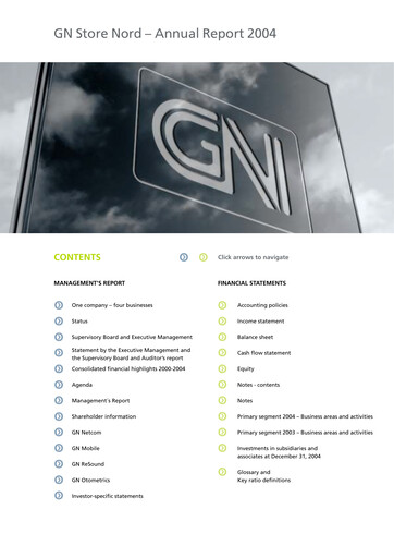 Thumbnail GN Store Nord
 Annual Report 2004
