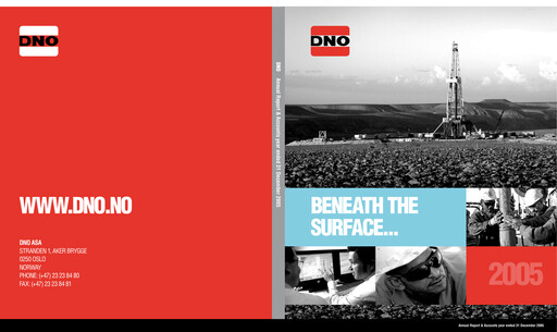 Thumbnail DNO ASA Annual Report 2005