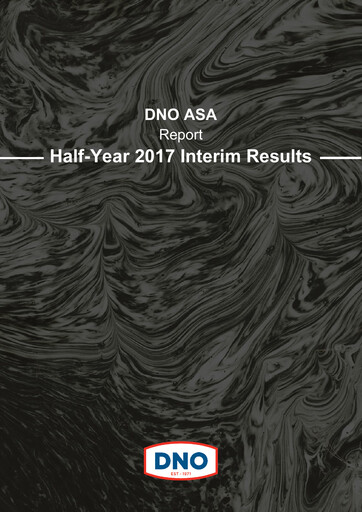 Thumbnail DNO ASA Half-year Report 2017-h1
