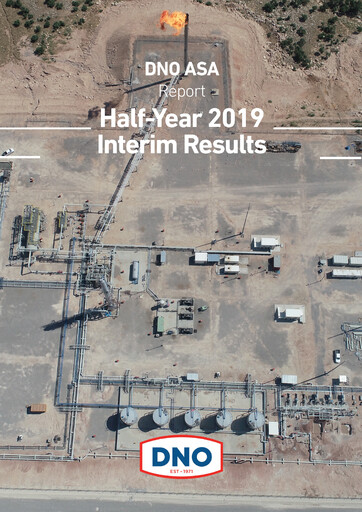 Thumbnail DNO ASA Half-year Report 2019-h1