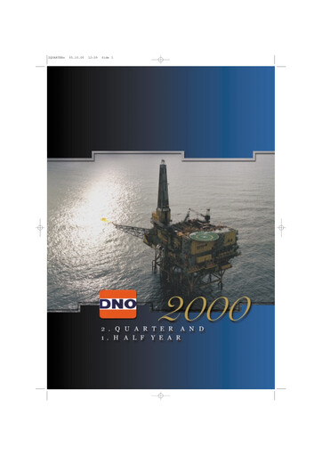 Thumbnail DNO ASA Quarterly Report 2000-q2