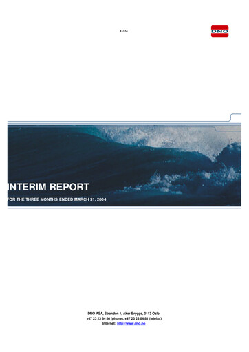 Thumbnail DNO ASA Quarterly Report 2004-q1