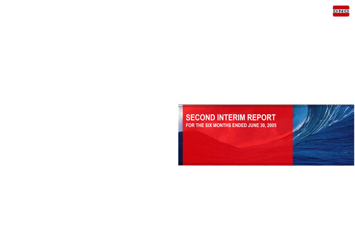 Thumbnail DNO ASA Quarterly Report 2005-q2