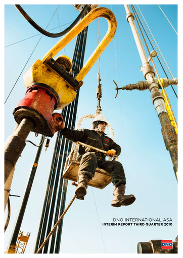 Thumbnail DNO ASA Quarterly Report 2010-q3