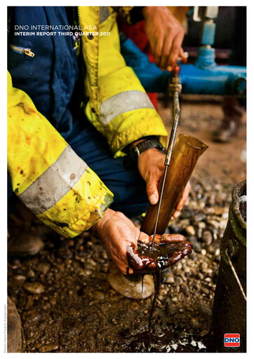 Thumbnail DNO ASA Quarterly Report 2011-q3