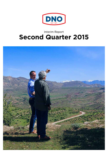 Thumbnail DNO ASA Quarterly Report 2015-q2