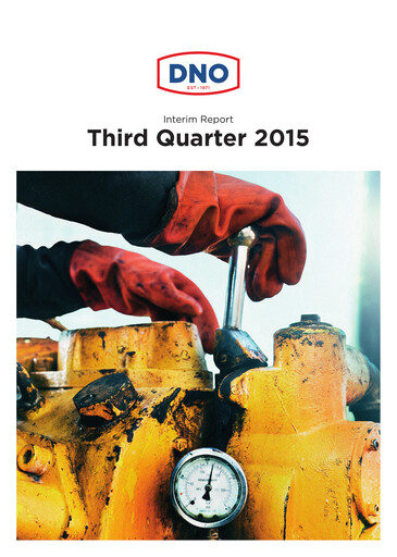 Thumbnail DNO ASA Quarterly Report 2015-q3