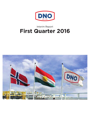 Thumbnail DNO ASA Quarterly Report 2016-q1