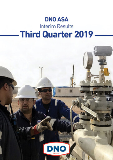Thumbnail DNO ASA Quarterly Report 2019-q3