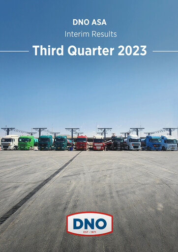 Thumbnail DNO ASA Quarterly Report 2023-q3