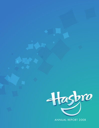 Thumbnail Hasbro Annual Report 2008