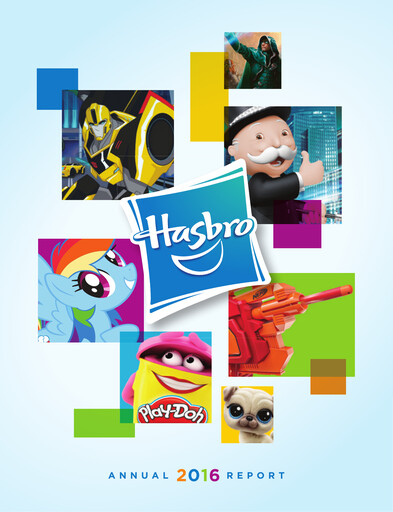 Thumbnail Hasbro Annual Report 2016