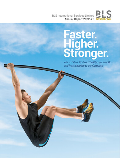 Thumbnail BLS International
 Annual Report 2022-2023