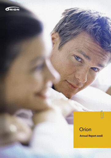 Thumbnail Orion Corporation Annual Report 2008