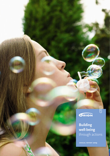 Thumbnail Orion Corporation Annual Report 2009