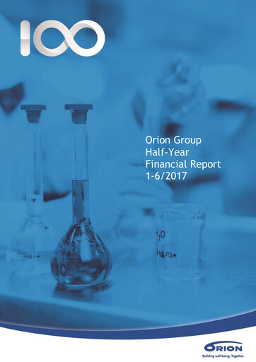 Thumbnail Orion Corporation Half-year Report 2017-h1