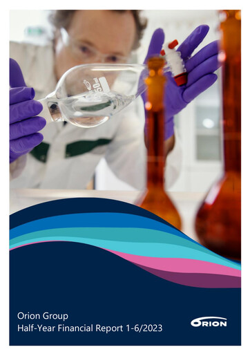 Thumbnail Orion Corporation Half-year Report 2023-h1