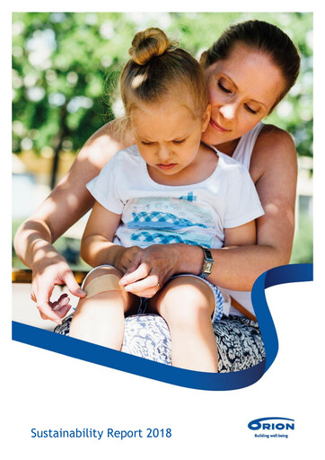 Thumbnail Orion Corporation Sustainability Report 2018