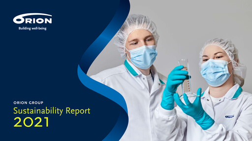 Thumbnail Orion Corporation Sustainability Report 2021