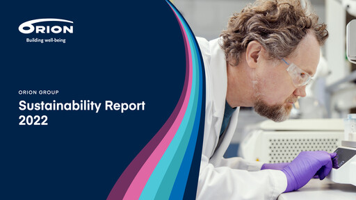Thumbnail Orion Corporation Sustainability Report 2022