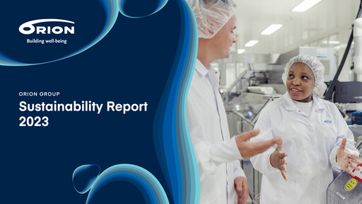 Thumbnail Orion Corporation Sustainability Report 2023
