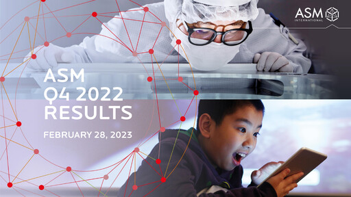 Vorschaubild ASM International
 Finanzmitteilung 2022