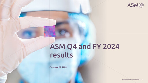 Vorschaubild ASM International
 Finanzmitteilung 2024