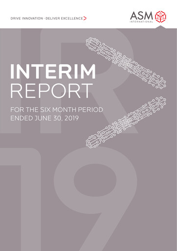 Thumbnail ASM International
 Half-year Report 2019-h1