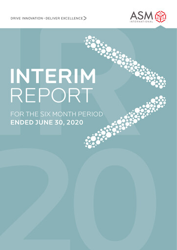 Thumbnail ASM International
 Half-year Report 2020-h1
