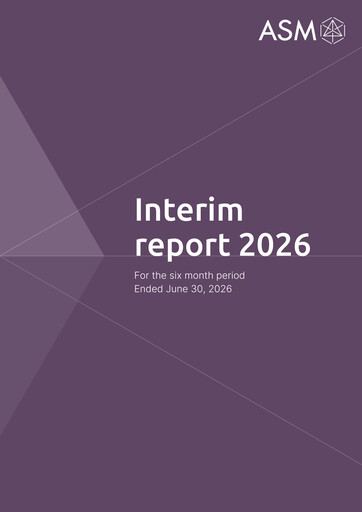 Thumbnail ASM International
 Half-year Report 2026-h1