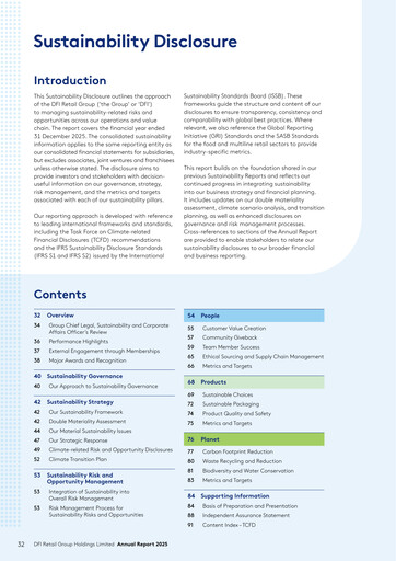 Thumbnail DFI Retail Group
 Sustainability Report 2025