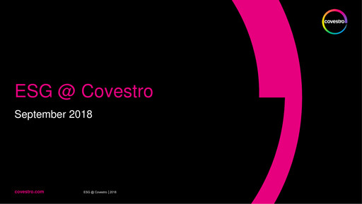 Thumbnail Covestro ESG Report 2018