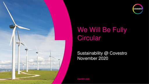 Thumbnail Covestro ESG Report 2020