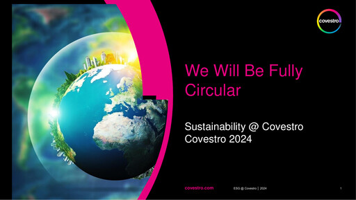 Thumbnail Covestro ESG Report 2024